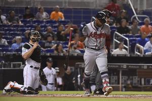 Ronald Acuna Jr. Off Base ronald acuna jr wallpaper