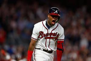 Ronald Acuna Jr Screaming Face ronald acuna jr wallpaper