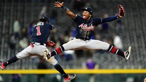 Ronald Acuna Jr. Tongue Out ronald acuna jr wallpaper