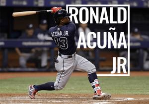Ronald Acuna Jr. White Letters ronald acuna jr wallpaper