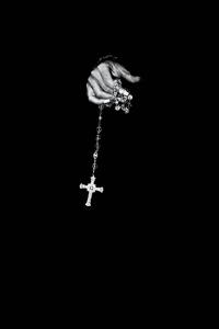 Rosary In Black Screen black screen wallpaper
