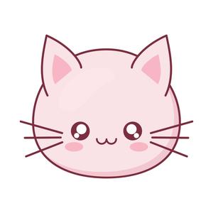Round Cartoon Cute Cat PFP cute cat pfp wallpaper