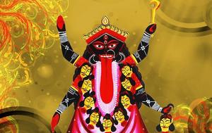 Sacred Silhouette - The Divine Maa Kali maa kali wallpaper