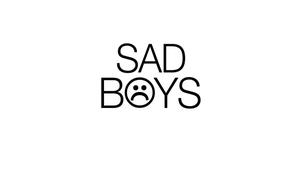 Sad Boys Typography With Icon sad boy wallpaper