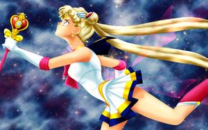 Sailor Moon and her brave allies use the power of the Moon to protect the world sailor moon wallpaper