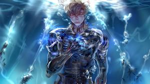 Saitama, the invincible hero one punch man wallpaper