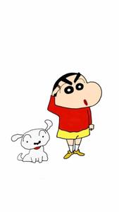 Salute Shiro And Shinchan Aesthetic shinchan aesthetic wallpaper