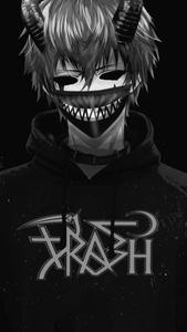 Saluting the creature of the night. dark anime wallpaper