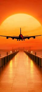 Samsung Galaxy S22 Capturing Stunning Airplane Flight View samsung galaxy s22 wallpaper