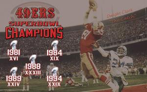 San Francisco 49ers Legend Dwight Clark  Wallpaper