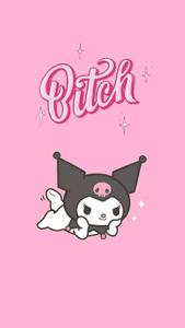 Sanrio Kuromi Pink Bitch Wallpaper