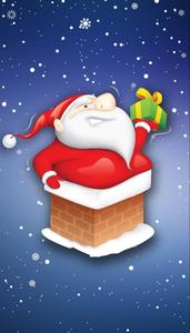 Santa Claus Winter iPhone winter iphone wallpaper