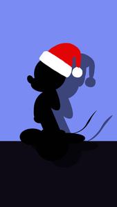 Santa-hat Mickey Mouse mickey mouse wallpaper