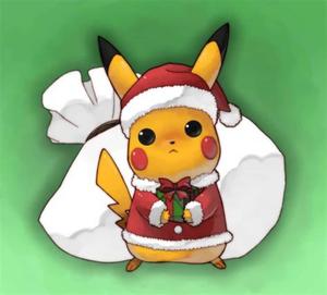 Santa Pikachu Picture