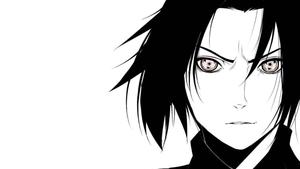 Sasuke Uchiha in his a black-and-white guise sasuke wallpaper