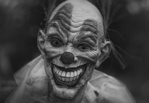Scary Clown Face Paint scary wallpaper