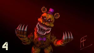 Scary Fredbear FNAF fnaf wallpaper