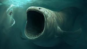 Scary Giant Underwater Creature scary wallpaper