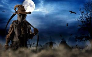 Scary Halloween Killer Scarecrow halloween wallpaper