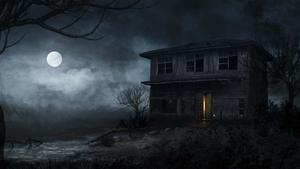 Scary House In Forest Picture scary wallpaper