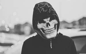 Scary Mask In Hoodie scary wallpaper