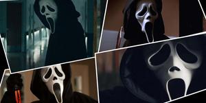 scream masks in different pictures ghostface wallpaper