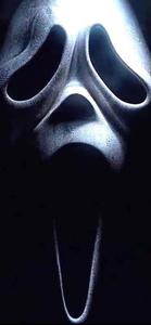 scream movie poster with a white face ghostface wallpaper