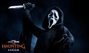 screaming scream poster with a knife scream wallpaper