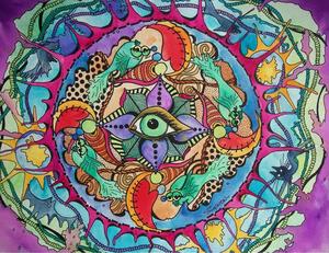 Seeing the beauty of the world through different perspectives. trippy wallpaper