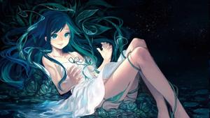 Sexy Anime And Magical Plants sexy anime wallpaper