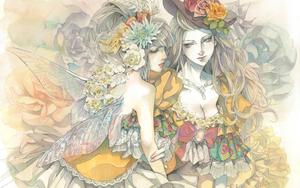 Sexy Anime Fairies Painting sexy anime wallpaper