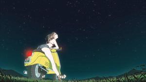 Sexy Anime Girl In Scooter sexy anime wallpaper