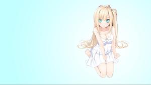 Sexy Anime Girl In White Dress sexy anime wallpaper