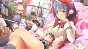 Sexy Anime Girl With Toys sexy anime wallpaper