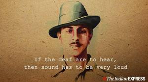 Shaheed Bhagat Singh Vintage Illustration shaheed bhagat singh wallpaper