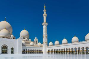 Sheikh Zayed Grand Mosque Courtyard Islamic Background islamic wallpaper