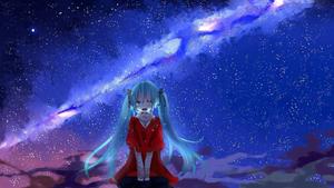 She's Lost In Self-Reflection sad anime wallpaper