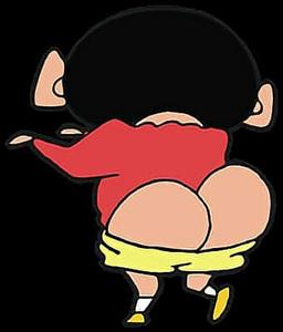Shin Chan Character Mooning Wallpaper