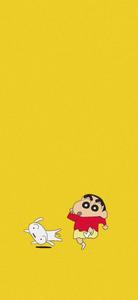Shin Chan is always ready for fun adventures! crayon shin chan wallpaper