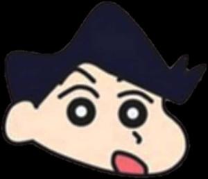 Shin Chan Surprised Face Wallpaper