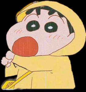 Shin Chan Yellow Raincoat Wallpaper