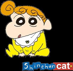 Shinchan Cartoon Character Yellow Outfit Wallpaper
