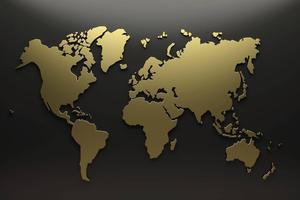 Shiny Gold World Map world map wallpaper
