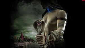 Shiva Bholenath With Cobra 3D bholenath 3d wallpaper