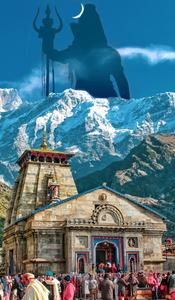 Shiva iPhone Silhouette Above Temple shiva iphone wallpaper