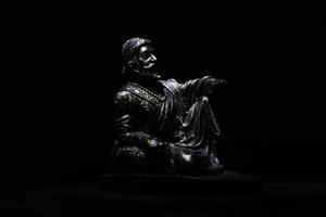 Shivaji Maharaj Statue In Darkness HD shivaji maharaj hd wallpaper