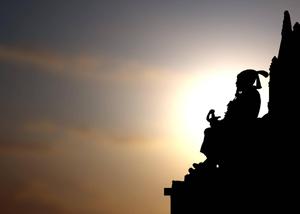Shivaji Maharaj Throne Silhouette HD shivaji maharaj hd wallpaper