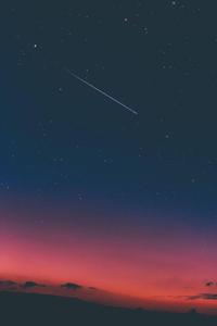 Shooting Star Sunset Samsung samsung wallpaper