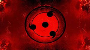 Show Off the Power of the Sharingan Logo! sharingan wallpaper