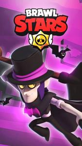 Show off your style with Black Hat Mortis from Brawl Stars brawl stars wallpaper
